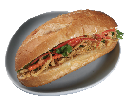 Shredded Chicken Butter Banh Mi - Chef Vo
