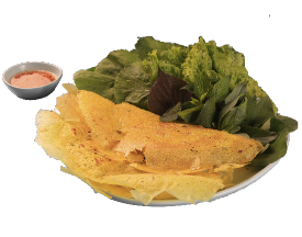 Vegetarian Crispy Vietnamese Pancake