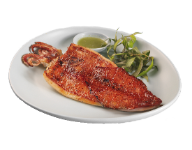 Salt-Chili Sauce Grilled Squid - Chef Vo